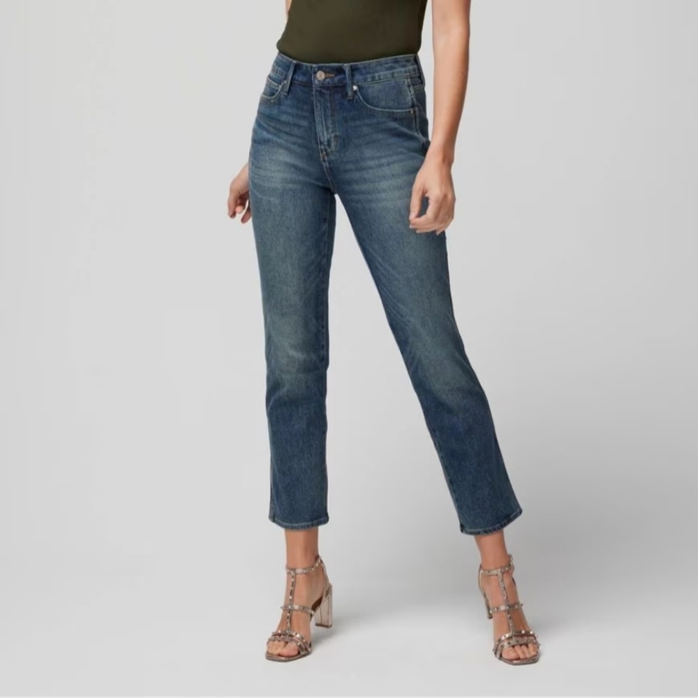WHBM Like New The Sculpt Straight Crop Jeans
